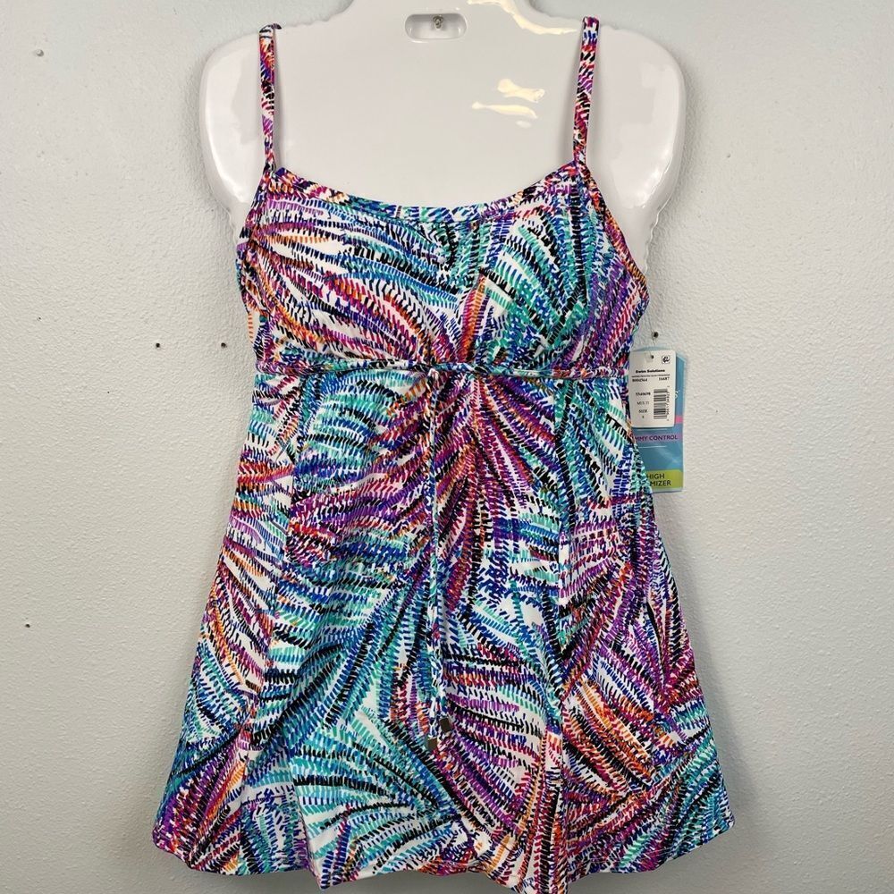 NWT Swim Solutions One Piece Swim Suit Size 8